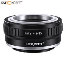 K&F CONCEPT M42-NEX for M42 Lens to NEX Pro E Mount Adapter Ring For M42 Screw Mount Lens to for Sony NEX E Mount Camera 2024 - buy cheap