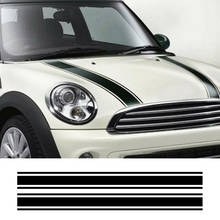 Pegatinas de vinilo para capó de mini cooper, calcomanías gráficas, tu-8818 de carreras, 2 uds. 2024 - compra barato