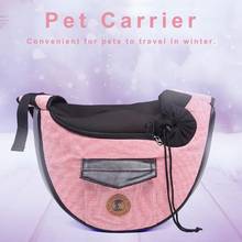 Pet Carrier Cat Dog Small Animal Carrying Bag Sling Front Mesh Travel Tote Shoulder Bag Cat Accessories 2024 - compre barato