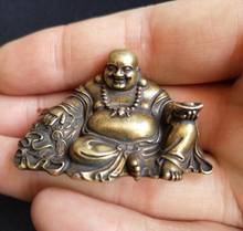 Chinese pure brass maitreya Buddha Small statue 2024 - buy cheap