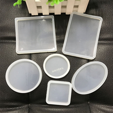 DIY Round Oval Square Shaped Silicone Molds Epoxy Resin Mirror Mould Ceramics Molds Polymer Clay Craft Mould Clear Resin Molds 2024 - buy cheap