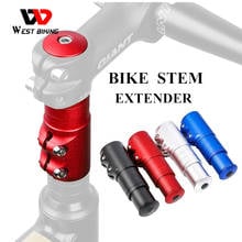 WEST BIKING-extensor de vástago de horquilla de bicicleta, piezas de ciclismo, desviador de horquilla delantera, tubo de Control, adaptador de manillar 2024 - compra barato