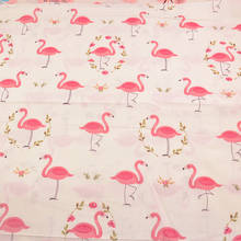 Teramila Cotton Fabric Twill Fat Quarter Light Pink Cartoon Animals Designs Quilting Patchwork Soft Material Bed Sheet Bedding 2024 - buy cheap