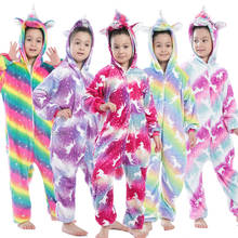 Kigurumi-Pijama de unicornio para niños y niñas, ropa de dormir, mono de Animal Panda, disfraz de bebé 2024 - compra barato