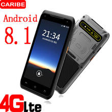 Scanner de Código De Barras PDA Robusto Android 8.1 Telefone Caribe 1D 2D UHF RFID Handheld Terminal Coletor de Dados 5.5 polegada tela sensível ao toque 2024 - compre barato