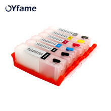 Oyframe-cartucho 6 peças para impressora canon mg7760 mg7765 mg7766 2024 - compre barato
