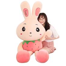 Brinquedo de pelúcia super fofo de coelho, brinquedo gigante, boneco de coelho branco, segurador de travesseiro para meninas, presente 67 polegadas 170cm dy50950 2024 - compre barato