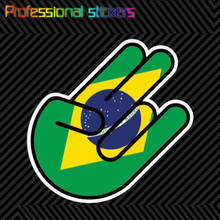 Brazilian Shocker Sticker Die Cut Decal Self Adhesive Vinyl Brasil Brazil Stickers for Motos, Cars, Laptops, Phone 2024 - buy cheap