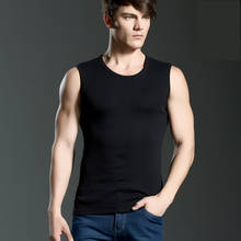 MRMT 2022 Brand New Men's wide shoulder vest  in summer pure cotton shoulder sleeveless  exercise  Tops elastic man's vest 2024 - buy cheap