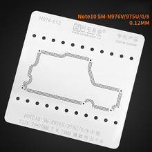 AMAOE Reballing Stencil for Samsung Note 10 Middle layer Tin Planting SM-N976V/975U/0.8 Solder Template Net 2024 - buy cheap