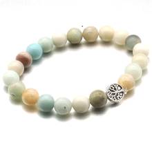 Tree of Life 8mm Natural Stone Beaded Bracelets Men Women Best Friend Yoga Strand Jewelry 2024 - buy cheap