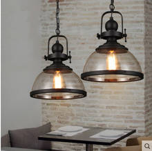 modern led e27 pendant lights glass lamp luminaire vintage loft pendant lamp glass lampshade hang lamp light for bar restaurant 2024 - buy cheap