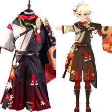 Genshin-Disfraz de Kazuha de impacto, traje de Carnaval para Halloween, para mujeres y niñas 2024 - compra barato