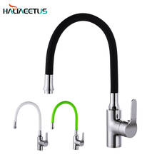Haliaeetus Kitchen Faucets Tri-color Silica Gel Faucet Swivel Mixer Tap In Any Direction Hot&Cold Water White Kitchen Faucet 2024 - buy cheap