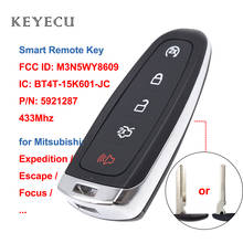 Keyecu Smart дистанционного ключа автомобиля 433 МГц PCF7953 5 кнопок для Ford Edge Escape Explorer Телец Flex Focus, M3N5WY8609, BT4T-15K601-Cx 2024 - купить недорого