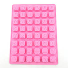 1pcs Silicone 48 Letter Ice Cube Ice Box Chocolate Molds Jelly Molds Candy Cake Mould Bakeware 2024 - buy cheap