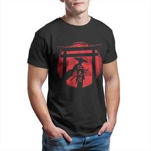 Camiseta de Ghost of Tsushima para hombre, camisa 100% de algodón con gráfico de talla grande G.O.T, Tops de gran tamaño 2024 - compra barato