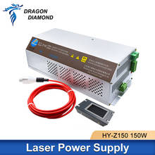 Fonte de alimentação para máquina de corte e gravação a laser, dragon diamante co2, 150-180w, com display lcd, série z 2024 - compre barato