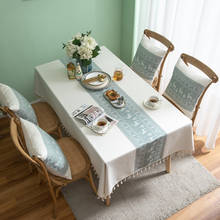 Toalha de mesa xadrez com borlas, toalha de mesa de chá à prova d'água para natal 2024 - compre barato