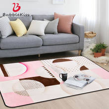 Bubble Kiss Carpet In The Living Room Cartoon Colorful Geometric Pattern Carpet Home Customized Bedroom Decor Rug Bedside Mats 2024 - buy cheap