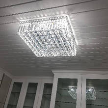 Phube Lighting Modern Chrome Crystal Ceiling Light Flush Mounted Light Lighting Free Shipping 2024 - buy cheap