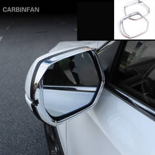 Adesivo retrovisor para sobrancelha cromado, decoração para honda crv encapado de sobrancelha modelo 2017 c500 2024 - compre barato