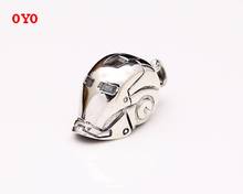 925 sterling silver jewelry iron man Ironman  pendant helmet personality American men and women 2024 - buy cheap