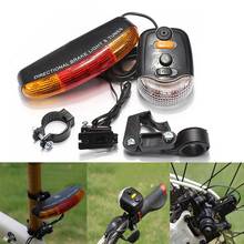 XSXS--For Cycling Bicycle 3 in 1 Bike Turn Signal Brake Tail 7 LED Light Electric Horn 2024 - buy cheap