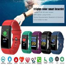 New ID115 Plus Sports Watch Bluetooth Waterproof Belt Call Message Reminder Heart Rate Fitness Pedometer Men And Women Bracelet 2024 - buy cheap