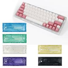 Arrival DZ60 Keyboard Case Resin Light Case Milk Case Shell PCB Costar Plate For 60% GH60 DZ60 XD60 Poker2 Case Mini Mechanical 2024 - buy cheap