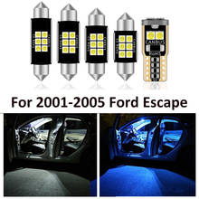 Kit de pacote de lâmpada led para interior do carro, 12 peças, luz branca para ford escape, mapa, lâmpada licença, estilo de carro, 2001, 2002, 2003, 2004 2024 - compre barato