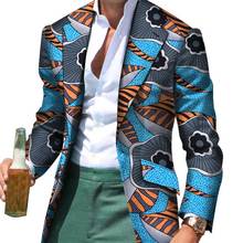 Мужская одежда в африканском стиле, модный Блейзер на каждый день по индивидуальному заказу, деловой Блейзер, Дашики, для свадебной вечеринки, WYN530 2024 - купить недорого