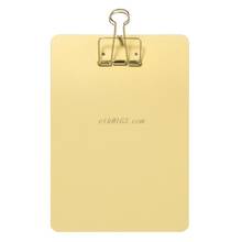 Metal Clipboard Writing Pad File Folders Document Holder School Stationery Gifts D2TE 2024 - buy cheap