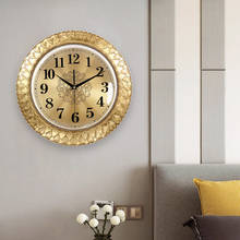 Роскошные Металлические креативные настенные часы для гостиной роскошные большие золотые настенные часы современный дизайн большие креативные настенные часы домашний декор 2024 - купить недорого