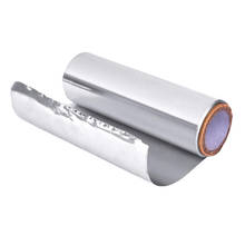 Hojas de papel de aluminio desechables para colorear, rollo de tintado grueso precortado, tinte, resaltado, permanente, para salón DIY 2024 - compra barato