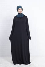 Vestido Abaya musulmán Formal para mujer, prenda de oración, Djellaba, caftán marroquí, ropa islámica, Turquía, Ramadán, Hijab, Burka 2024 - compra barato