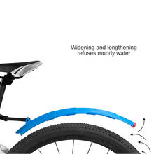 2 шт. телескопические прочные защитные складные крылья для велосипеда, задние фары MTB, передние и задние брызговики, крыло для горной дороги 2024 - купить недорого