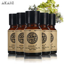 AKARZ Famous brand Rose Lavender Musk Melissa Neroli essential oil Aromatherapy Massage Spa Bath skin care 10ml*5 2024 - buy cheap