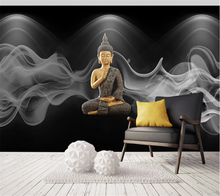 Wellyu-papel tapiz mural grande personalizado 3d, nuevo Fondo Chino Zen Budista, sala de estar, dormitorio, papel tapiz de fondo 2024 - compra barato