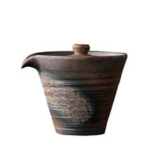 Ceramic Gaiwan Tea Tureen Vintage Coarse Pottery Gai Wan Cup Saucer Set Tea Bowl Drinkware Kung Fu Teaware Crafts As Decoration 2024 - buy cheap