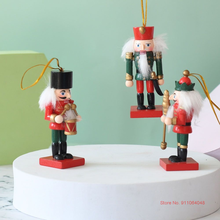 Muñeco de soldado Cascanueces de madera para niños, artesanía Vintage, títere, adornos de Navidad, accesorios para decoración del hogar, 2021, 8cm 2024 - compra barato