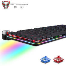 Mechanical Keyboard Wireless Gaming Keyboard RGB Mix LED Backlit 104 Anti-Ghosting Blue Red Switch For Game Laptop PC Russian US 2024 - buy cheap