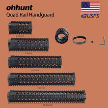 ohhunt Tactical 4" 7" 10" 12" 15" Free Float  Rail Handguard Mount Type Picatinny Rail Base for  .223 AR15 2024 - buy cheap