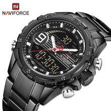 NAVIFORCE Luxury Men Sports Watches Analog Digital Military Dual Display Quartz Wristwatch Mens Waterproof Clock Reloj Hombre 2024 - buy cheap