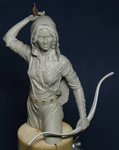 Novo unmounted 1/10 antiga mulher guerreiro busto resina figura kit modelo sem pintura 2024 - compre barato