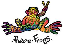 Hope peace frog cute car stickers off-road diesel car supplies motorcycle auto parts Refrigerator decoration car fun Decal PVC 2024 - buy cheap