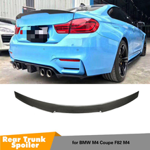 Car Rear Trunk Spoiler Wing For BMW 4 Series F82 M4 2014 - 2019 Rear Tail Trunk Boot Lid Wing Spoiler Carbon Fiber 2024 - buy cheap