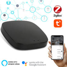 Tuya Zigbee Gateway Hub Smart Home Zigbee 3.0 Bridge 2.4G WIFI Remote Control Zigbee Devices Via Smart Life APP Work with Alexa 2024 - buy cheap