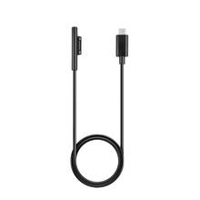 Cabo adaptador para fonte de alimentação, entrada usb tipo c, cabo para recarregar microsoft surface pro 6/54/3/150cm 2024 - compre barato