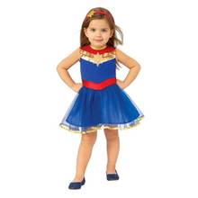 Disfraz de capitán para niñas, conjunto de 2 uds./1 vestido para Cosplay, disfraz de Purim para Halloween, vestido de fiesta para niños, novedad de 2020 2024 - compra barato